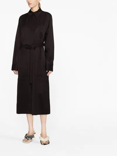 Jil Sander Coats Brown