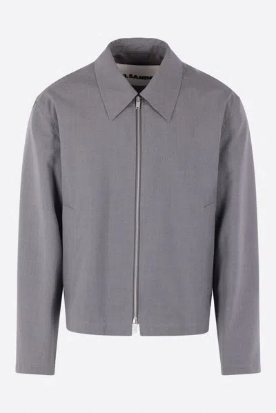 Jil Sander Coats In Gray