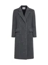 Jil Sander Alpaca-blend Single-breaded Coat In Shadow