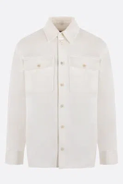Jil Sander Coats In White