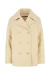 Jil Sander Women's Double-breasted Coat In Yellow