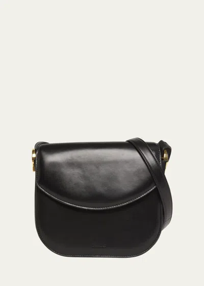 JIL SANDER COIN MEDIUM LEATHER CROSSBODY BAG