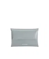 Jil Sander Leather Coin Purse In Gray