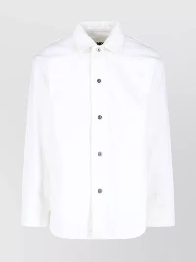 Jil Sander Buttoned Shirt In White