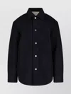 Jil Sander Black Shirt-jacket With Logo