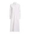 Jil Sander Collared Shirt Dress In White