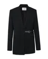 Jil Sander Black Wool Jacket In Black