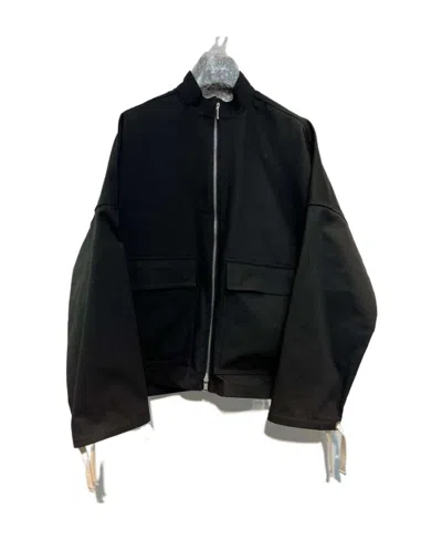 Jil Sander Compact Canvas Shirt Jacket In Black