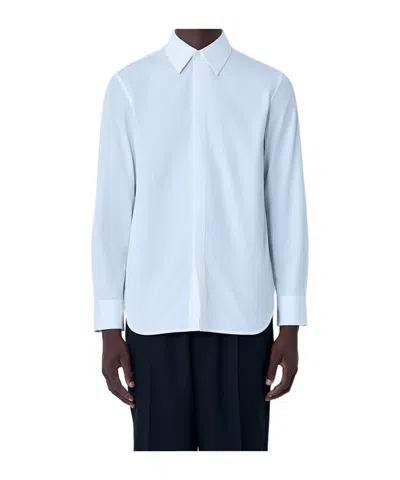 JIL SANDER JIL SANDER CONCEALED BUTTON SHIRT