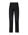 Jil Sander Contrast-stitching Cotton Jeans In Black