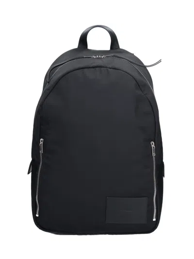 Jil Sander Contrast-trim Mini Polyamide Bag For Men In Black