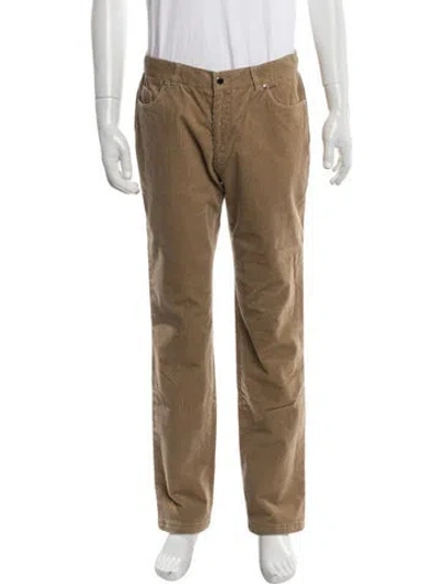 Pre-owned Jil Sander Corduroy Pants In Brown