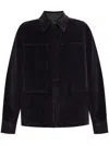 Jil Sander Corduroy Shirt In Black