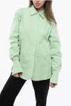 Jil Sander Cotton Asymmetric Shirt With Hidden Placket