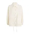 Jil Sander Cotton Blouson Jacket In White