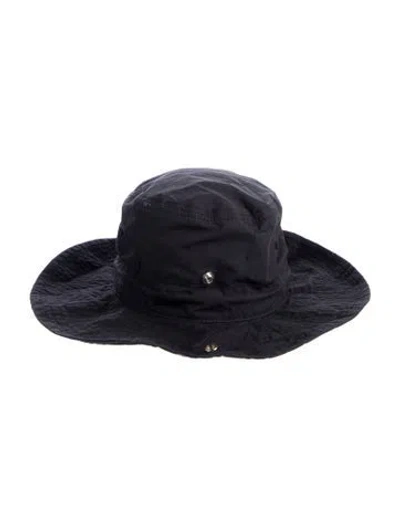 Pre-owned Jil Sander Cotton Bucket Hat In Black