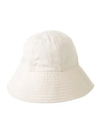 Pre-owned Jil Sander Cotton Bucket Hat In Neutral