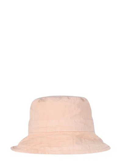 Jil Sander Cotton Bucket Hat In Pink