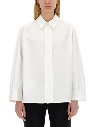 Jil Sander Cotton Button-up Shirt In White