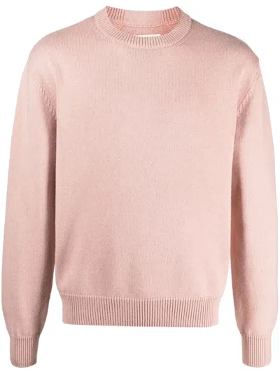 Jil Sander Cotton-cashmere Jumper In Pink