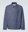 Jil Sander Structured Minimalist Jacket With Classic Collar In Blue