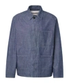 Jil Sander Structured Minimalist Jacket With Classic Collar In Blue