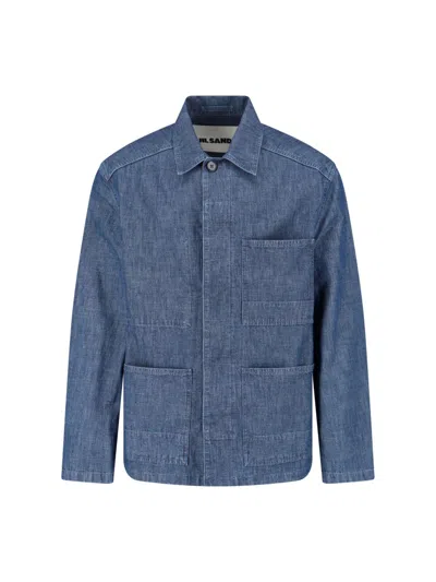 JIL SANDER COTTON CHAMBRAY SHIRT