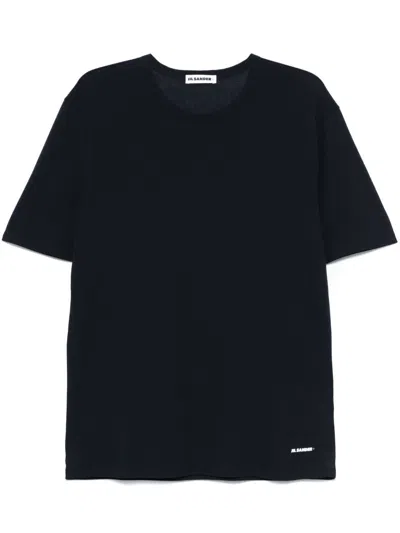 JIL SANDER COTTON CREPE T-SHIRT