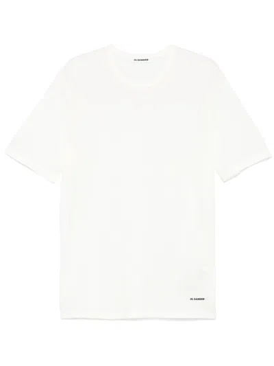 JIL SANDER COTTON CREPE T-SHIRT