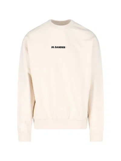 JIL SANDER COTTON CREW-NECK SWEATSHIRT
