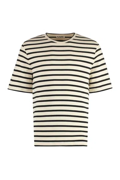 Jil Sander Marinière Cotton T-shirt In White