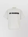 Jil Sander Cotton Crew Neck T-shirt In Neutral