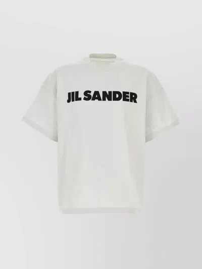 JIL SANDER COTTON CREW NECK T-SHIRT