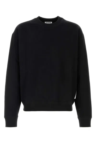 Jil Sander Cotton Crew-neck Sweatshirt In Animal Print