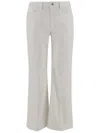 Jil Sander Cotton Denim Flare Jeans