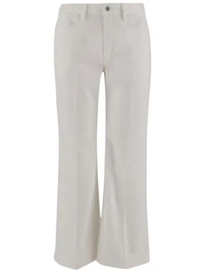 Jil Sander Cotton Denim Flare Jeans
