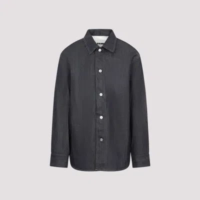 JIL SANDER COTTON DENIM SHIRT