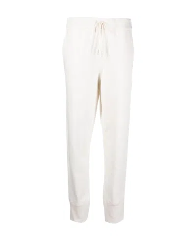 JIL SANDER COTTON DRAWSTRING TROUSERS