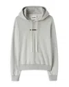 Jil Sander Cotton Regular Fit Hooded Sweatshirt In Powder Green