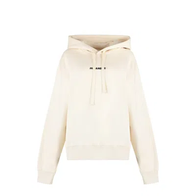 JIL SANDER JIL SANDER COTTON HOODED SWEATSHIRT
