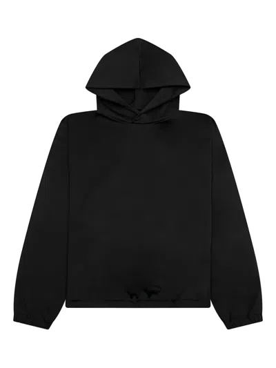 Jil Sander Cotton Hoodie In Blue
