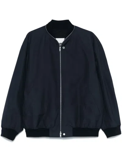 Jil Sander Cotton Jacket In Blue