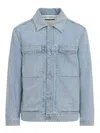 Jil Sander Denim Jacket Long Sleeves Chest Pockets In Blue
