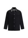 Jil Sander Cotton Twill Jacket In Magnet