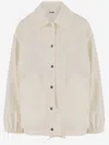 Jil Sander Trench Coat  Woman Color White In White