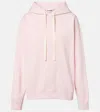 Jil Sander Cotton Jersey Hoodie In Pink