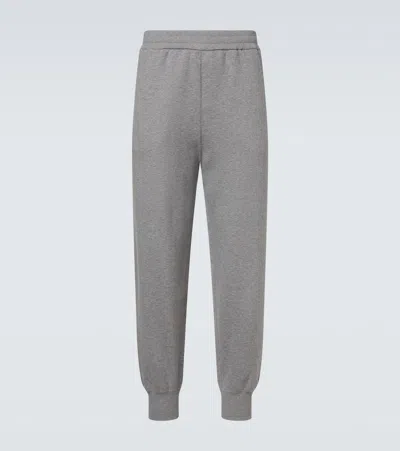 Jil Sander Cotton Jersey Sweatpants In Gray