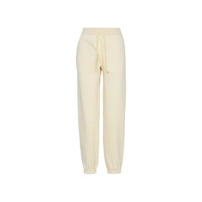 Jil Sander Cotton Drawstring Sweatpants In White