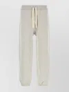 Jil Sander Cotton Joggers With Back Pocket And Elastic Waistband In White