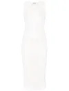Jil Sander Cotton Midi Dress In White
